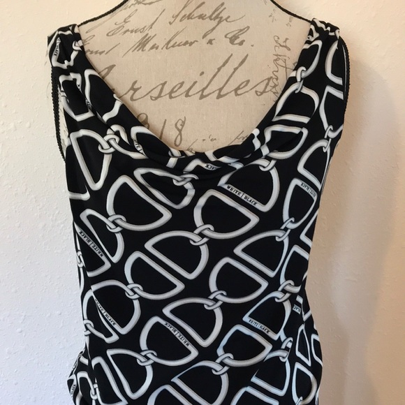 WHBM | Chain Link Pattern Sleeveless Dress - Picture 6 of 7